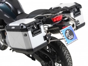 Sidecarrier Cutout stainless steel incl. Xplorer Cutout sideboxes for BMW F 850 GS (2018-)