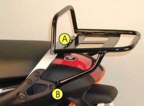Tube Topcasecarrier – black for BMW K 1200 RS / GT until 2005