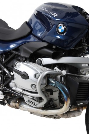 Engine protection bar - silver for BMW R 1200 R 2011-2014