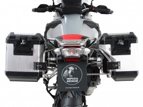 Sidecarrier Cutout stainless steel incl. Xplorer Cutout sideboxes for BMW R1250GS Adventure (2019-)