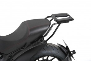 Alurack topcasecarrier – black for Ducati Diavel