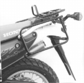 Sidecarrier permanent mounted - black for Honda XRV 750 Africa Twin from 1993