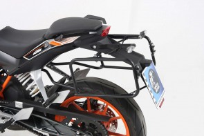 Sidecarrier permanent mounted - black for KTM 125 / 200 Duke until 2016