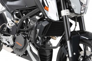 Engine protection bar - black for KTM 125 / 200 Duke until 2016