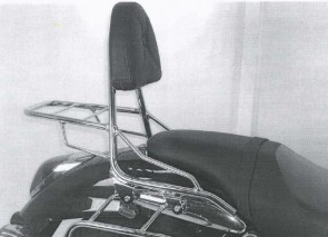 Sissybar without rearrack for Kawasaki VN 1500 / 1600 Mean Streak