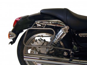 Saddlebag tube-carrier for leatherbags - chrome for Kawasaki VN 1500 / 1600 Mean Streak