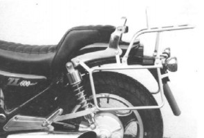Side- and Topcasecarrierset – chrome for Kawasaki ZL 600 Eliminator until 1994