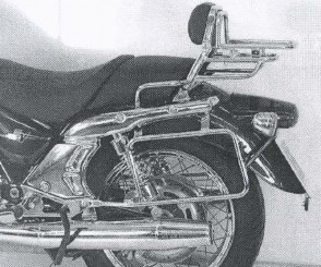 Sidecarrier permanent mounted - chrome for Moto Guzzi California Evolution from 2001