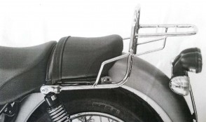 Tube Topcasecarrier – chrome for Moto Guzzi California Stone