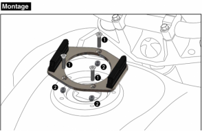 Tankring Lock-it for Moto Guzzi V 7 II Scrambler / Stornello for Moto Guzzi V 7 II Scrambler / Stornello