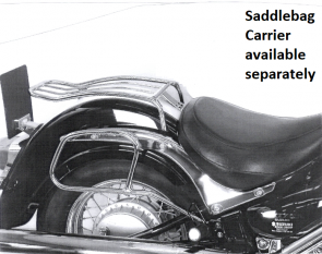 Solorack without backrest for Suzuki VL 800 Intruder / LC Volusia / C 800 Intruder / Bl