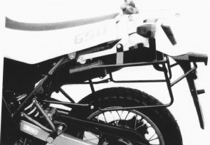 Sidecarrier permanent mounted - black for Suzuki DR 650 R 1991