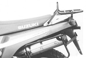 Tube Topcasecarrier – black for Suzuki DR BIG from 1992