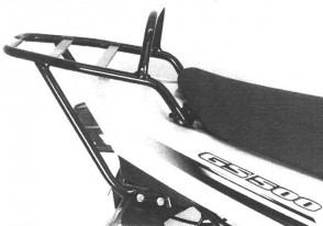 Tube Topcasecarrier – black for Suzuki GS 500 / F (2001-2008)
