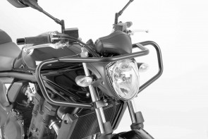 Driving school protection bar front - black for Suzuki GSF 650 N Bandit from 2010