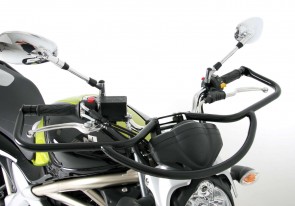 Driving school protection bar front - black for Suzuki SFV 650 Gladius