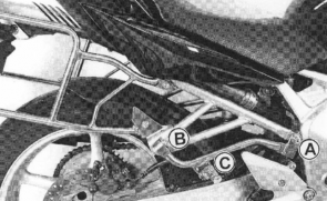 Lowering footrests for Yamaha FZ6 / Fazer
