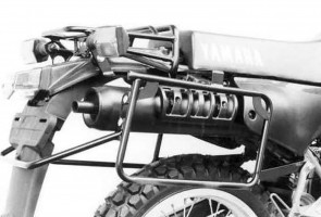 Sidecarrier permanent mounted - black for Yamaha XT 350